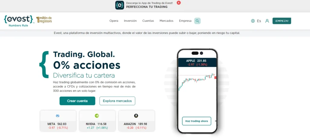 Conoce todo sobre Evest.com la mejor plataforma para invertir en Latinoamerica